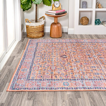 Kemer All-over Persian Washable Area Rug
